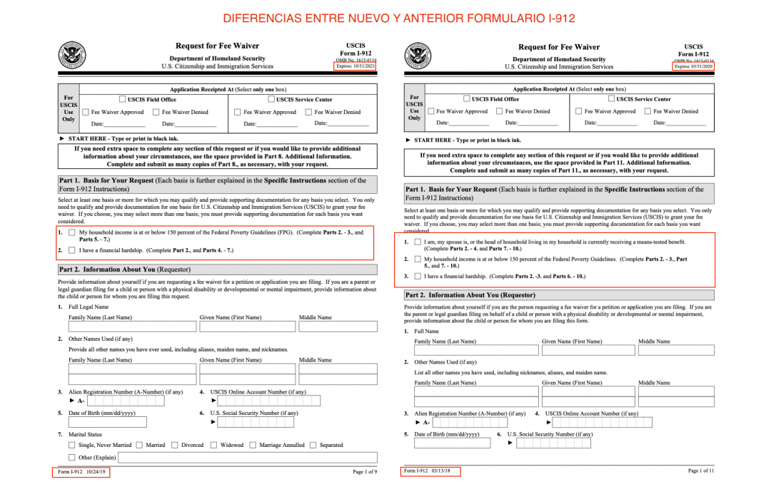 USCIS Changes Requirements To Qualify For Fee Waivers