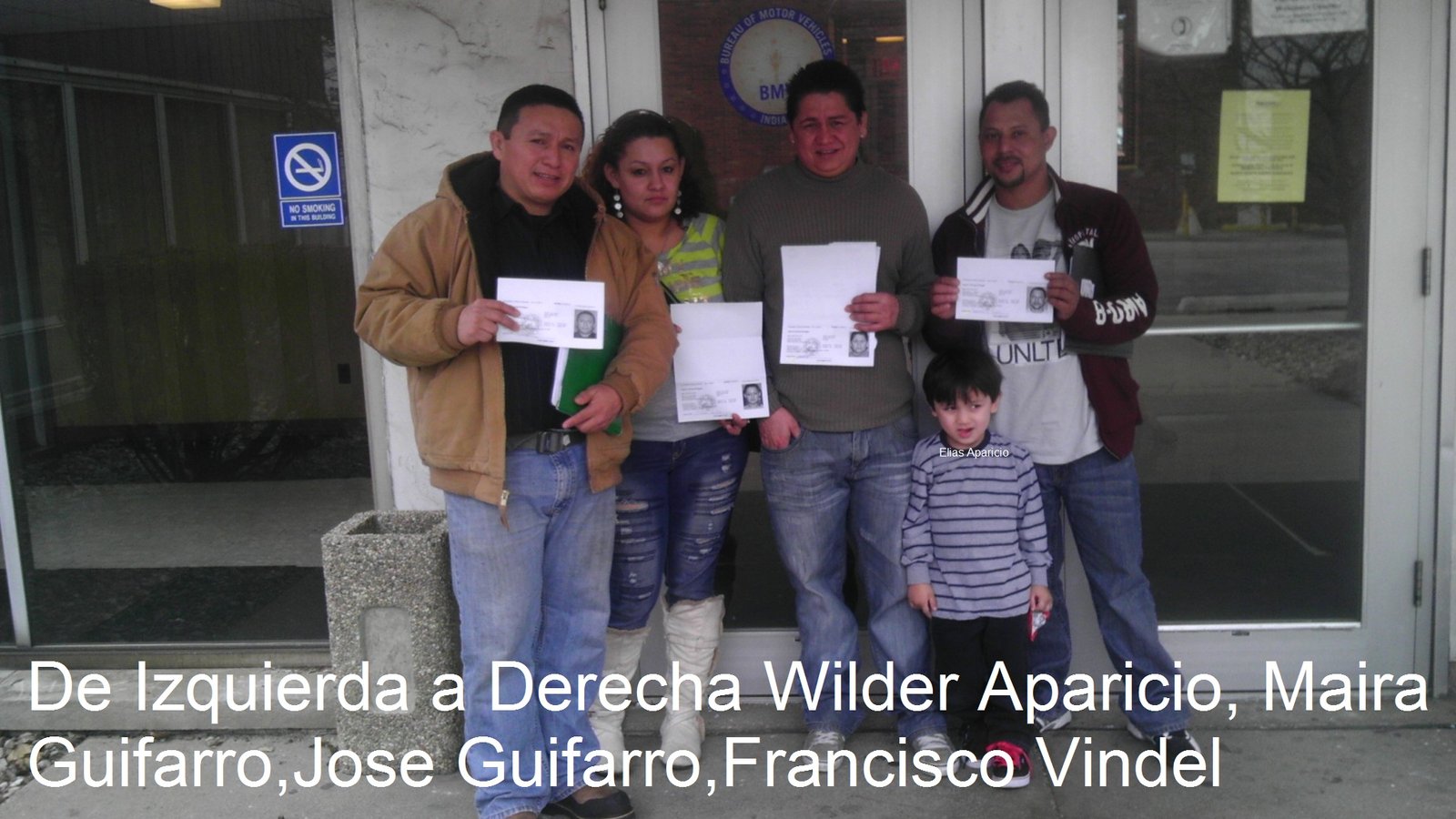 Wilder Aparicio y grupo TPS licencia conducir Indiana