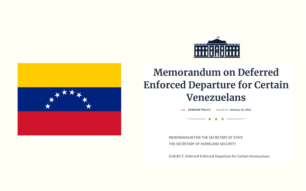 Deferred Departure Requirement (DED) for Venezuelans
